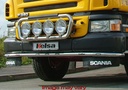 (ALU) (SLA06/A) R SERIE TOT 11-2009 LOBAR CONSTR. BUMPER MET ORANJE LED'S ALUMIN