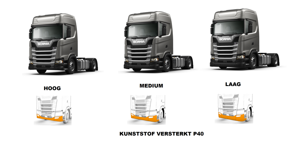 (RVS) (SLS23/W) HIGH P40 Bumper LoBar - Scania R/S NextGen