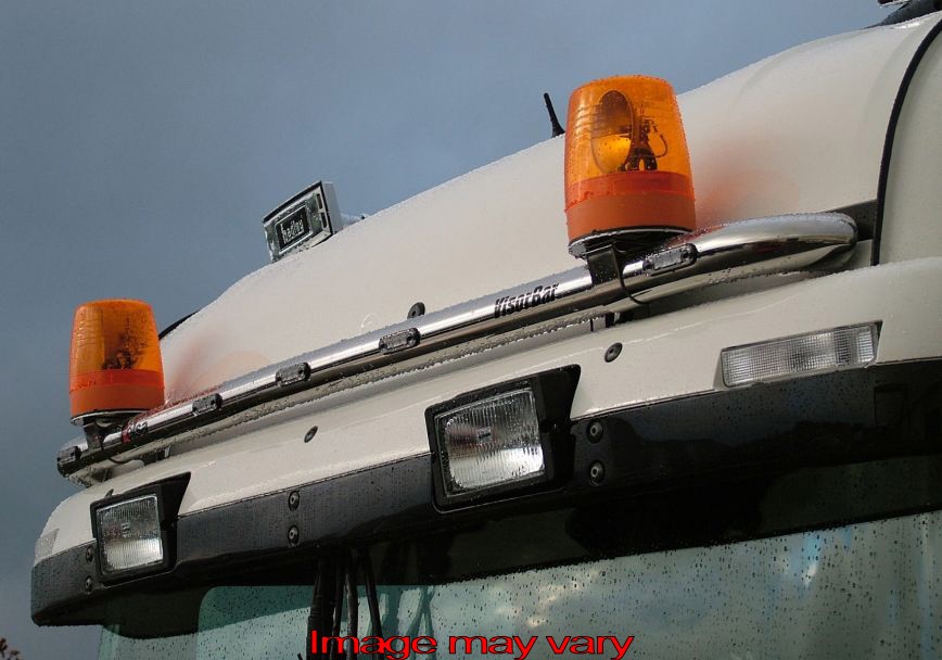 VisorBar Aluminum Scania R Serie HIGHLINE - 5 Amber LED