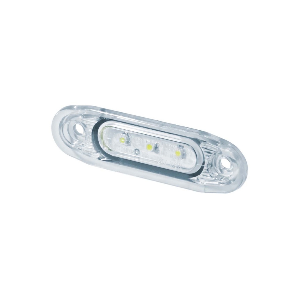 SLD markeerverlichting 3-LED 12/24V - Wit