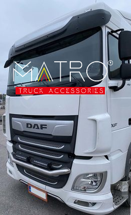 Sunvisor for DAF XF Space Cab 2017+ Incl. Mounting Brackets