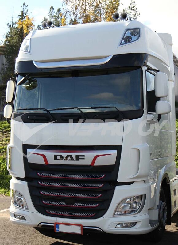 Sunvisor for DAF XF Super Space Cab 2017+ incl. Mounting Brackets