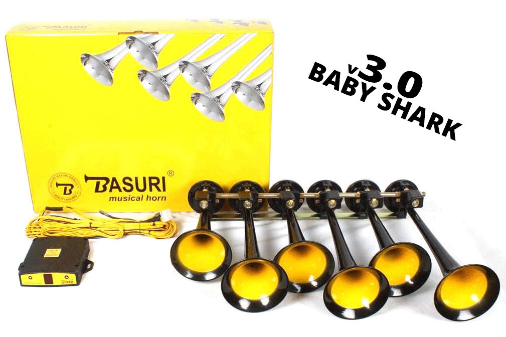 Basuri Baby Shark 3.0 Airhorn 24V - 20 Melodiën