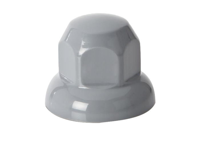 (32mm) Plastic gray wheel nut caps (20 pieces)