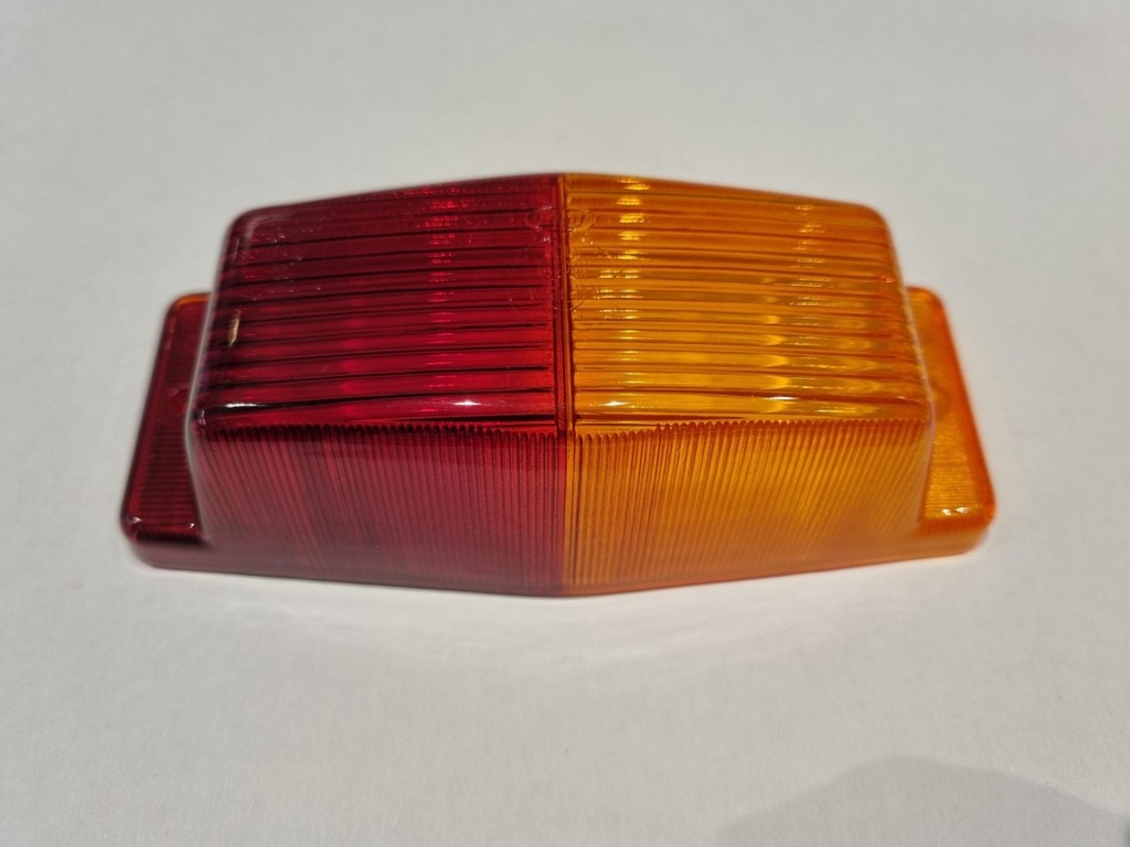 LENS DUBBELBRANDER ORANJE/ROOD