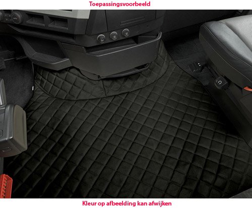 Leather Imit ZWARTE Tunnelhoes Volvo FH versie 3 hand geschakeld (Zonder opbergvak achter pook)