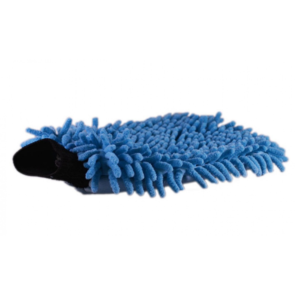 Washing Mitt 'Pino' | Half and Half (blue)