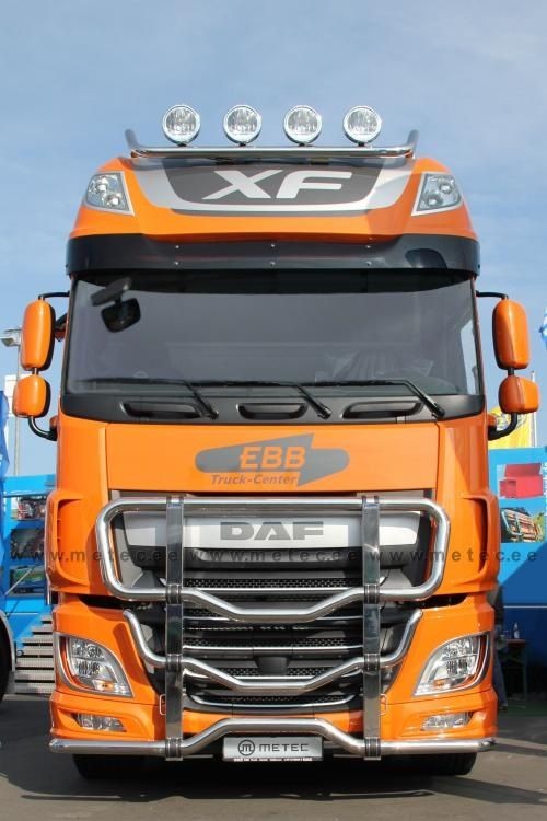 Metec Mega Bullbar RVS voor DAF XF106