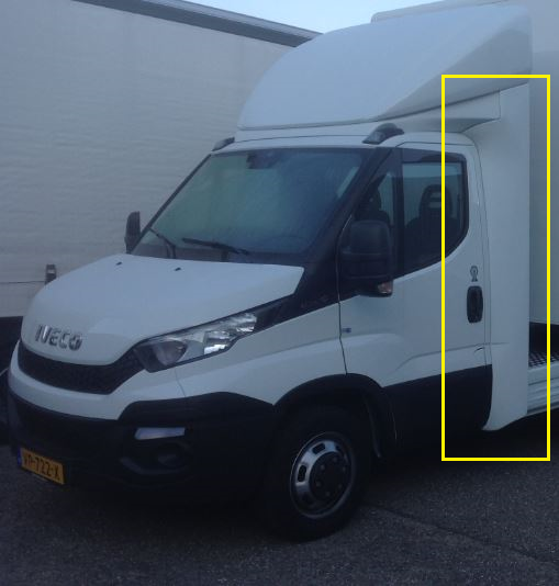 Sidefenders Iveco Daily 2014+  IVDA14-ZF I Compatible with spoilers IVDA14-57_70 & IVDA14-69_86 | IC194 