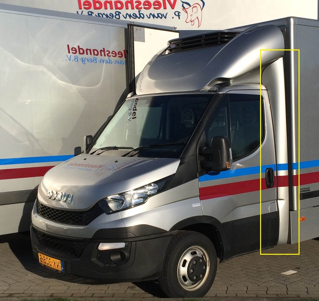 Sidefenders Iveco Daily 2014+     IVDA14ZF-M Compatible with spoilers IVDA14-50, IVDA14-65 IVDA14-75 & IVDA14-85  | IC194 