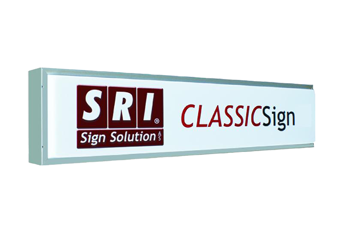 SRI ClassicSignLED 24V - 1400x400mm