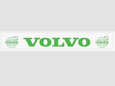 Mudflap Rear Bumper for Volvo | White with Green print | 238x35cm