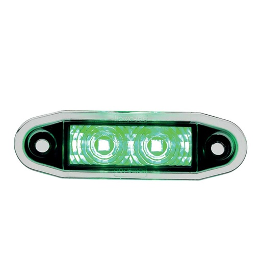 [46354500-G] Boreman Easy Fit Green LED Position Light - 1001-4500-G