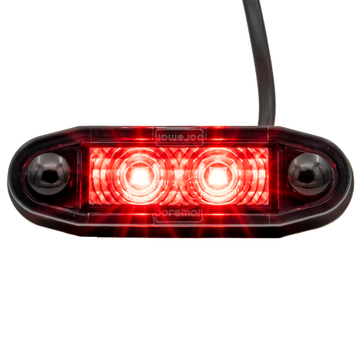 [46354500-RS] Boreman Easy-Fit LED Position Light - Red (smoke lens)