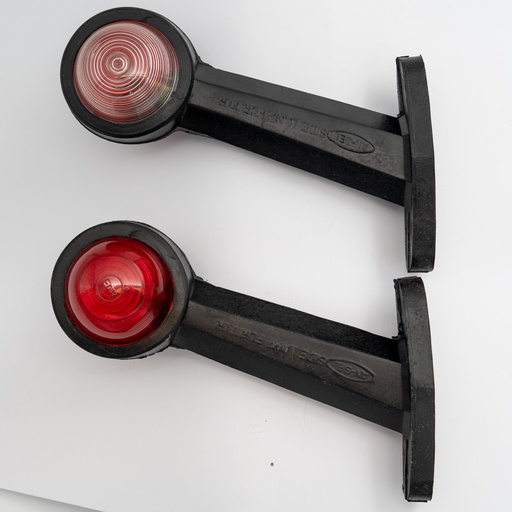 [463.2] Set Side Marker Lights Straight 165mm - Red/White