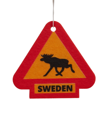 [5001502] Moose Warning Sweden - Air Freshener