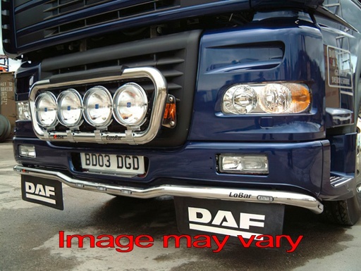 [82DLS02/A] RVS LoBar voor DAF XF95 - 7 Oranje LEDs