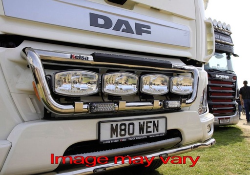 [82DMA08] Alu. MultiBar for Daf CF Euro6 Construction Bumper