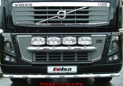 [82VLA02/W] LoBar Aluminum Volvo FM/FH2&3 - 5 White & 2 Amber LED