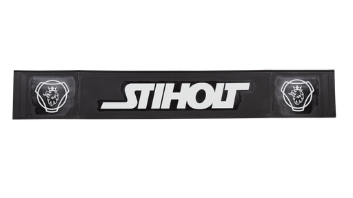 [46525038G] "Stiholt" Schmutzfänger mit Logo (links/rechts)