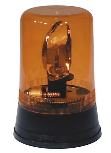 [4635595O] AEB "595" 24V rotating beacon - Amber lens