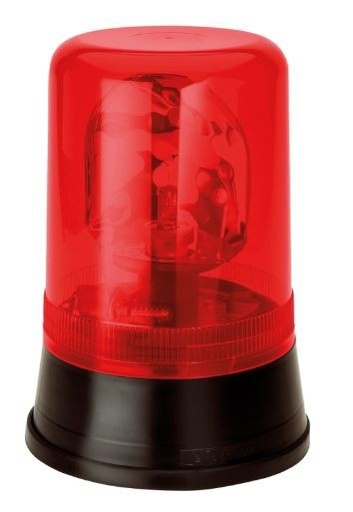 [4635595R] AEB zwaailicht 595 24V - rood lampglas