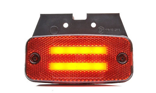 [5820138] LED positionlight 'Two Lines' Red - 12-24V