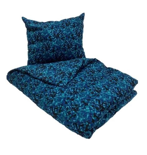 [44050071] Duvet Cover & Pillowcase - Danish Blue Design