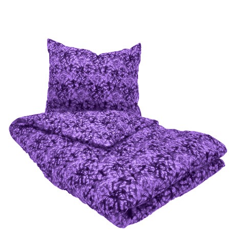 [44050072] Duvet Cover & Pillowcase - Danish Purple Design