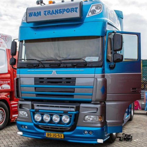 [2DFXF05TLW] Stoßstangen-Spoiler DAF XF105 - Talmu weiß