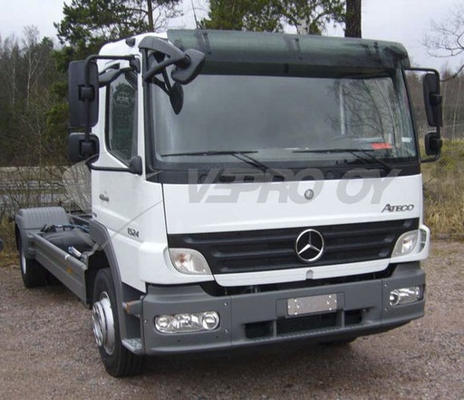 [75128472] Sunvisor Mercedez Benz Axor / Atego 2005+ with Low Roof + Mirror