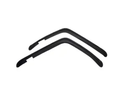 [43317372] Side Window Deflectors for Mercedes Actros MP4/5 + Antos with Mirrors | Tape Mounting