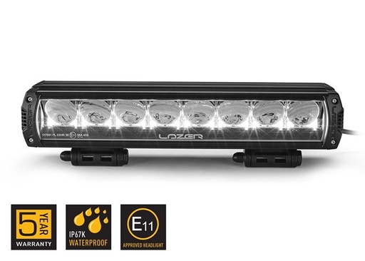 [46351000] Lazer Triple-R 1000 LED Black + Pos.light 9-32V | 90W | IP67 | 8200 Lumen  W410xH73xD103mm (Width 103mm with supp.) 