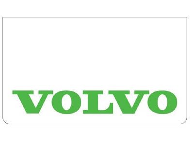 [46500509] Mudflap for Volvo | White with Green Print | 60x35cm