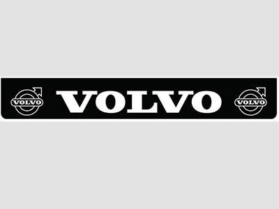 [46500913] Mudflap Rear Bumper for Volvo | Black with White Print | 238x35cm