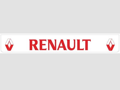 [46500931] KUNSTSTOF WITTE SPATLAP MET RENAULT ROOD | 2380X350MM